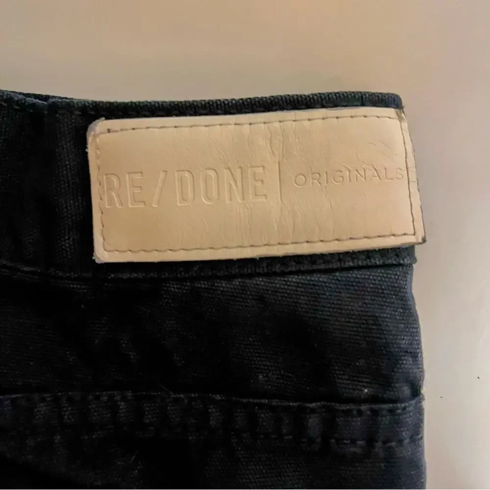 RE/DONE Originals 70s High Rise Bell Bottom Flare Pants Navy 27 Y2K‎ USA Made